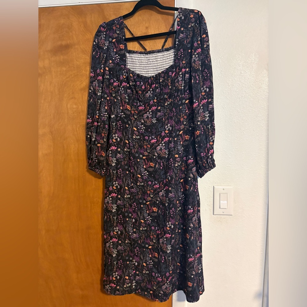 Disturbia heliotrope floral dress